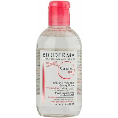 میسلارواتر بایودرما پوست حساس و خشک مدل sensibio H2O حجم 250 میلی