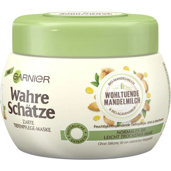 ماسک موی بادام Garnier ترمیم کننده و تغذیه کننده مو حجم 300 میلی