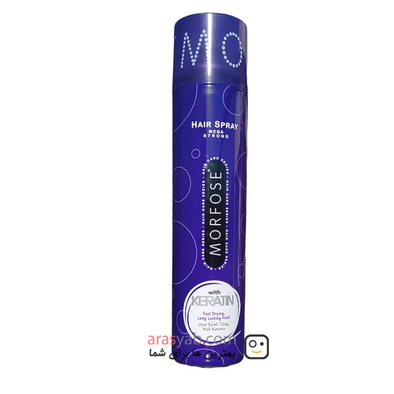 اسپری حالت دهنده مو مورفوس مگا استرانگ Mega Strong حجم 300 میل