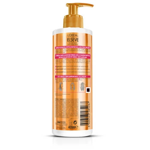 شامپو بدون سولفات LOREAL مدل 6 Mucizevi Yağ برای موهای خشک و آسیب دیده حجم 400 میل