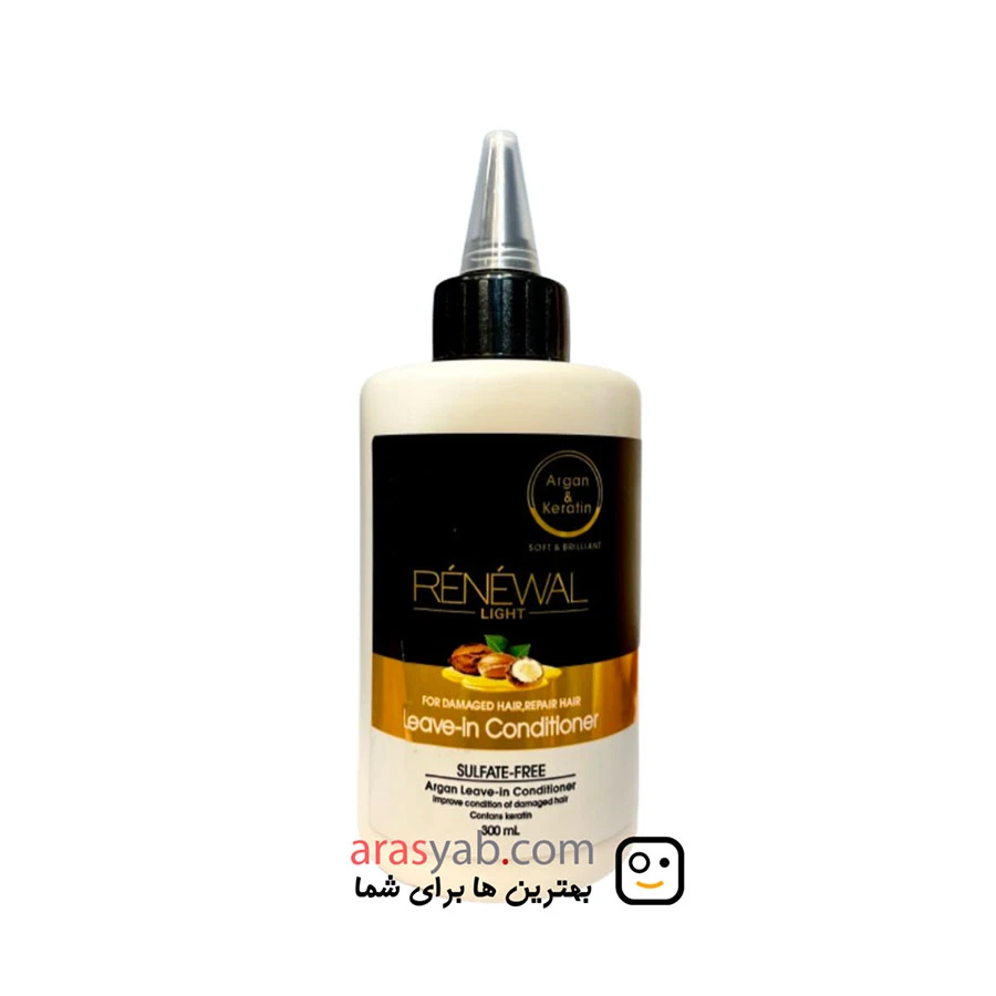 کرم مو بدون سولفات رنوال Renewal حاوی آرگان و کراتین حجم 300 میل