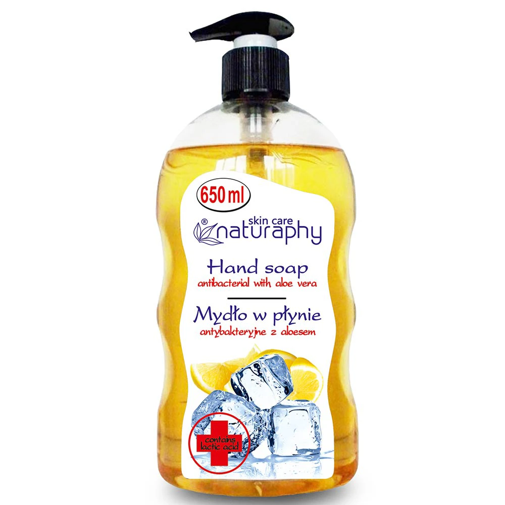 مایع دست لیمو و آلوئه ورا ناتروفی Antibacterial حجم 650 میلی