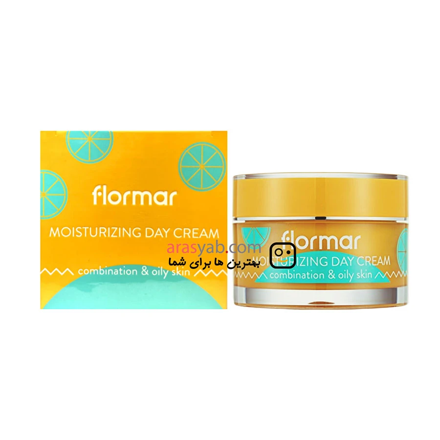 کرم مرطوب کننده فلورمار Flormar مناسب پوست چرب و مختلط حجم 50 میل