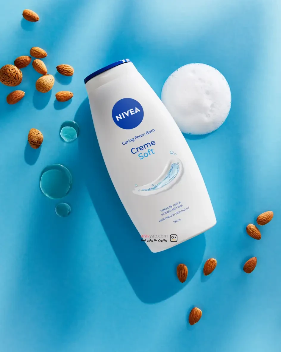 شامپو بدن نیوآ مدل کرم سافت CREME SOFT اصل آلمان حجم 750 میلی