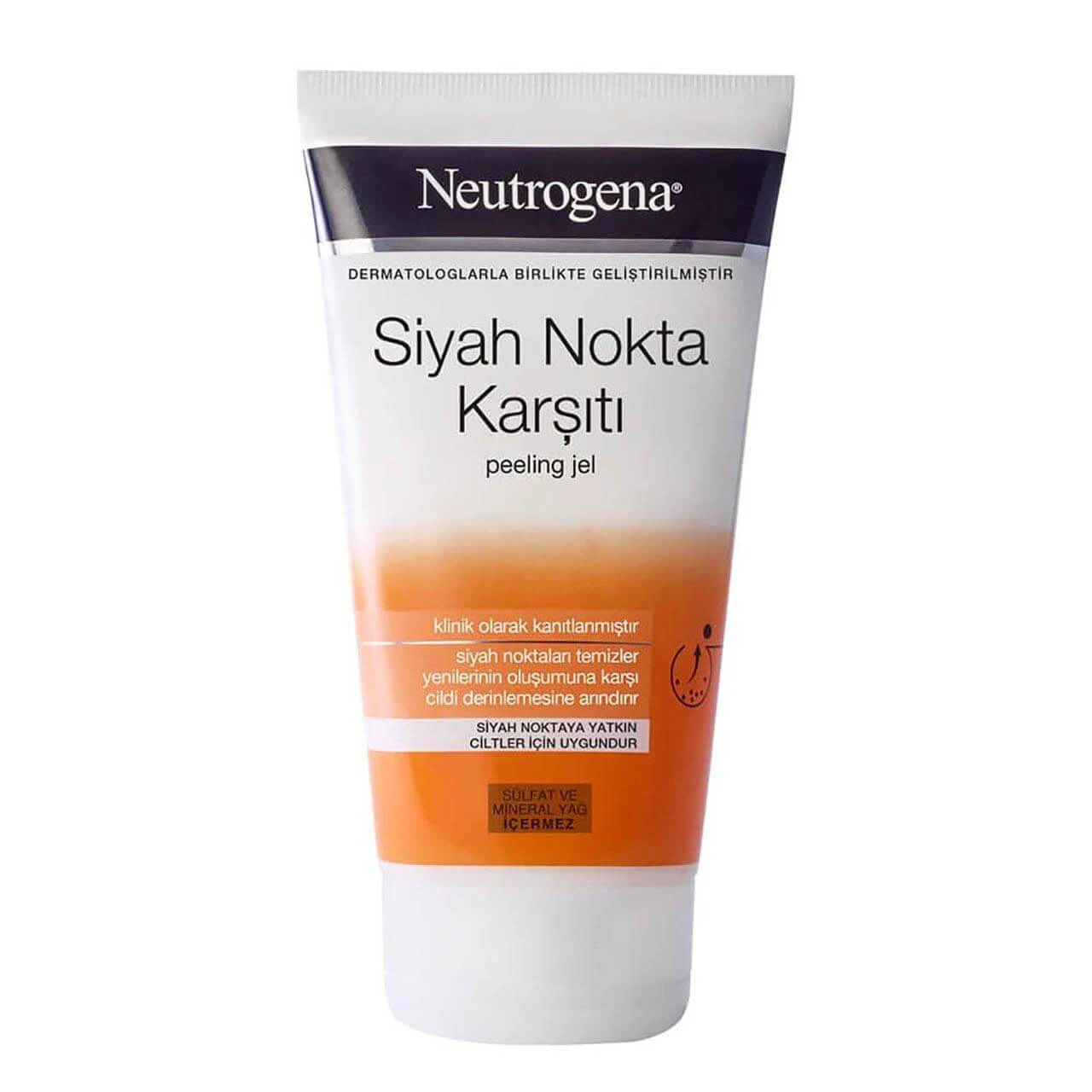 ژل اسکراب ضد جوش سر سیاه نوتروژینا Neutrogena حجم 150 میلی