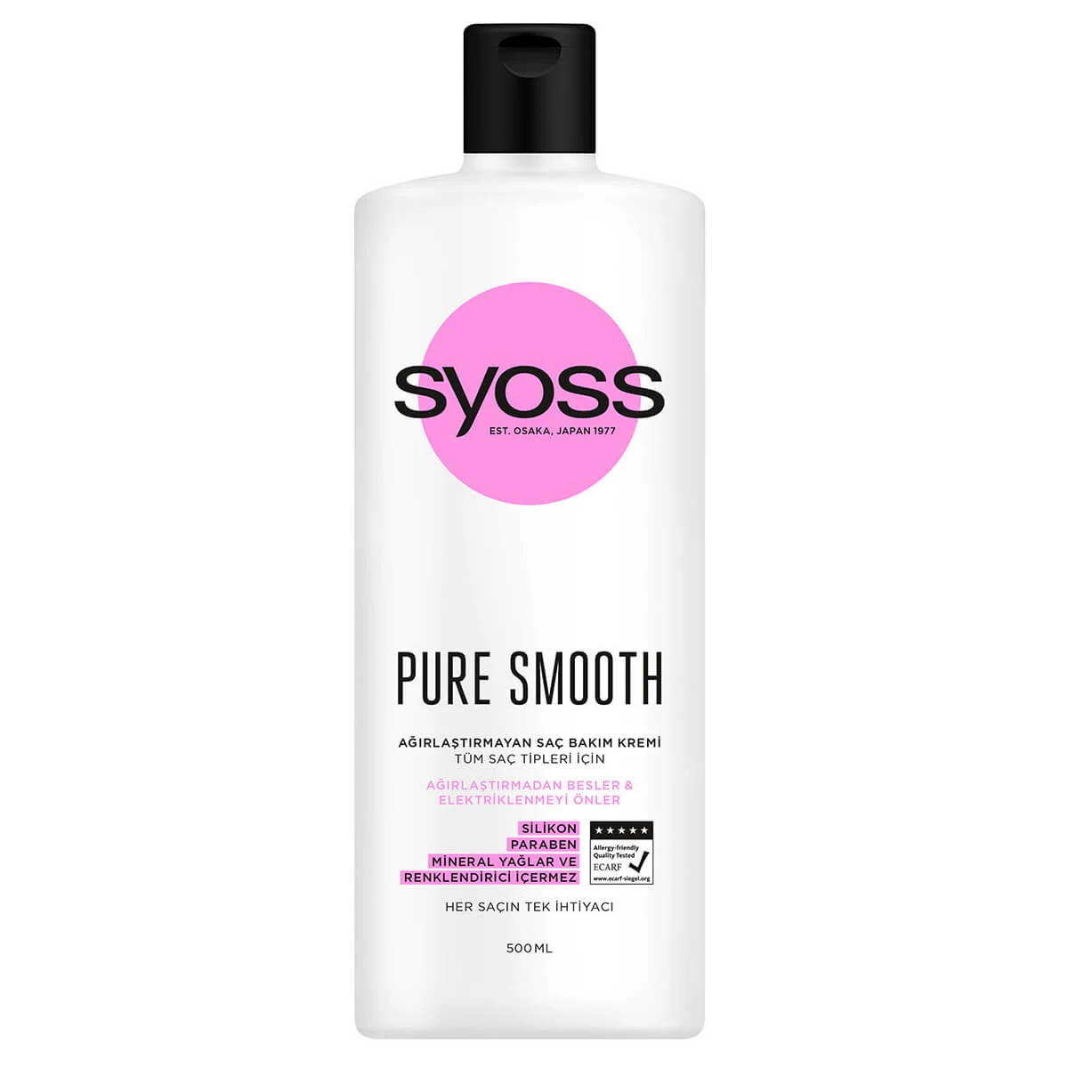 نرم کننده آبرسان رسان سایوس syoss مدل Pure Smooth حجم 500 میلی