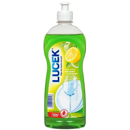 مایع ظرفشویی با رایحه لیمو و سیب LUCEK حجم 500 میلی
