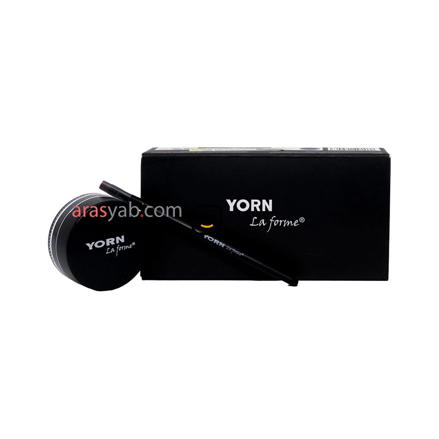 خط چشم یورن Yorn مدل سنگی به همراه قلم مخصوص حجم 5 میل