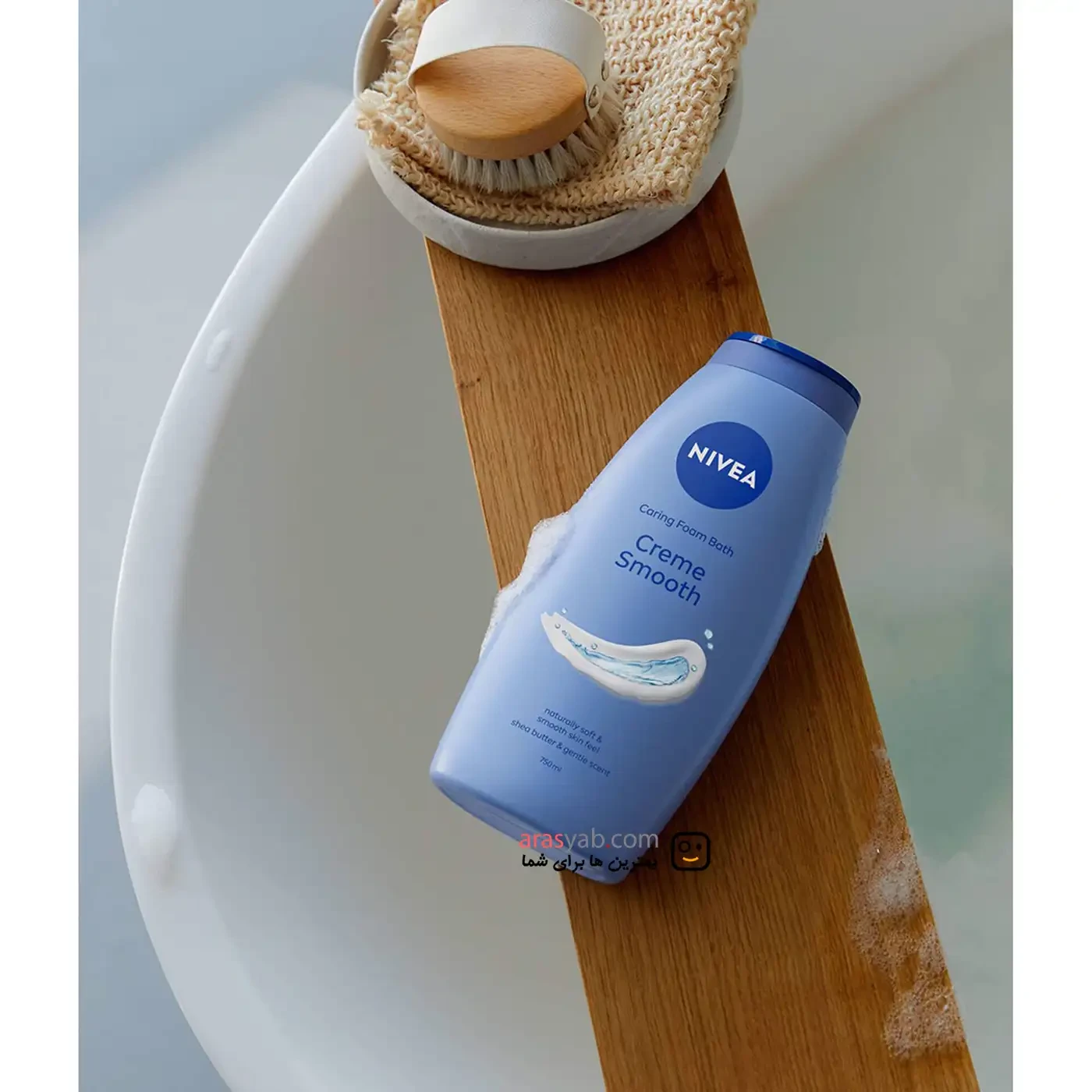 شامپو بدن نیوا NIVEA مدل Creme smooth اصل آلمان حجم 750 میلی