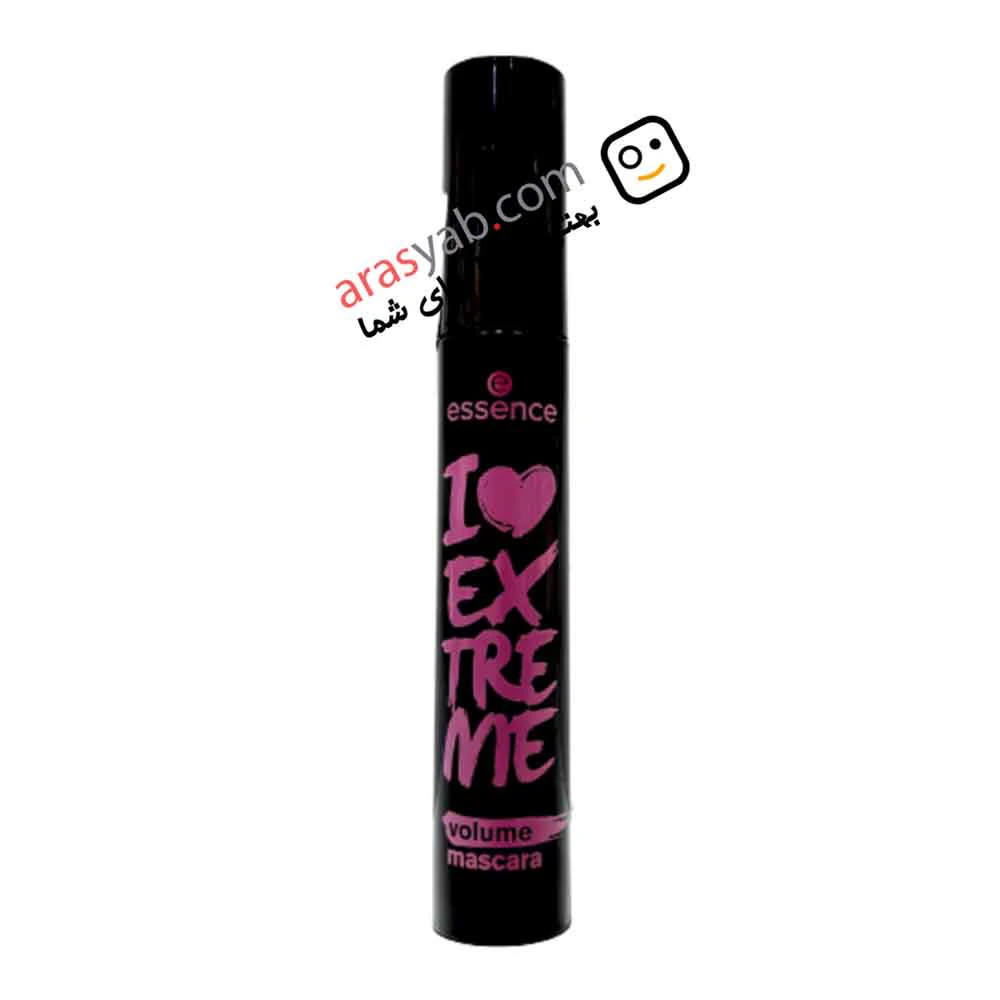ریمل مشکی اسنس essence اصل حجم دهنده با پیگمنت فوق مشکی حجم 12 میل