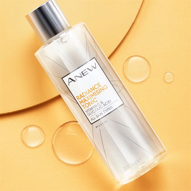 تونر ویتامین سی آون Avon مدل Anew Radiance Maximising Tonic حجم 200 میلی
