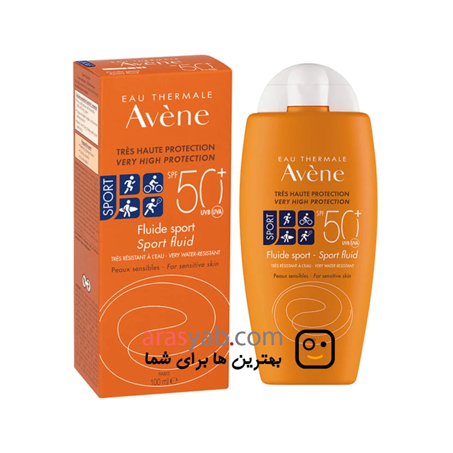 کرم ضد آفتاب اسپرت اون مدل sport fluid با SPF 50 حجم 100 میل