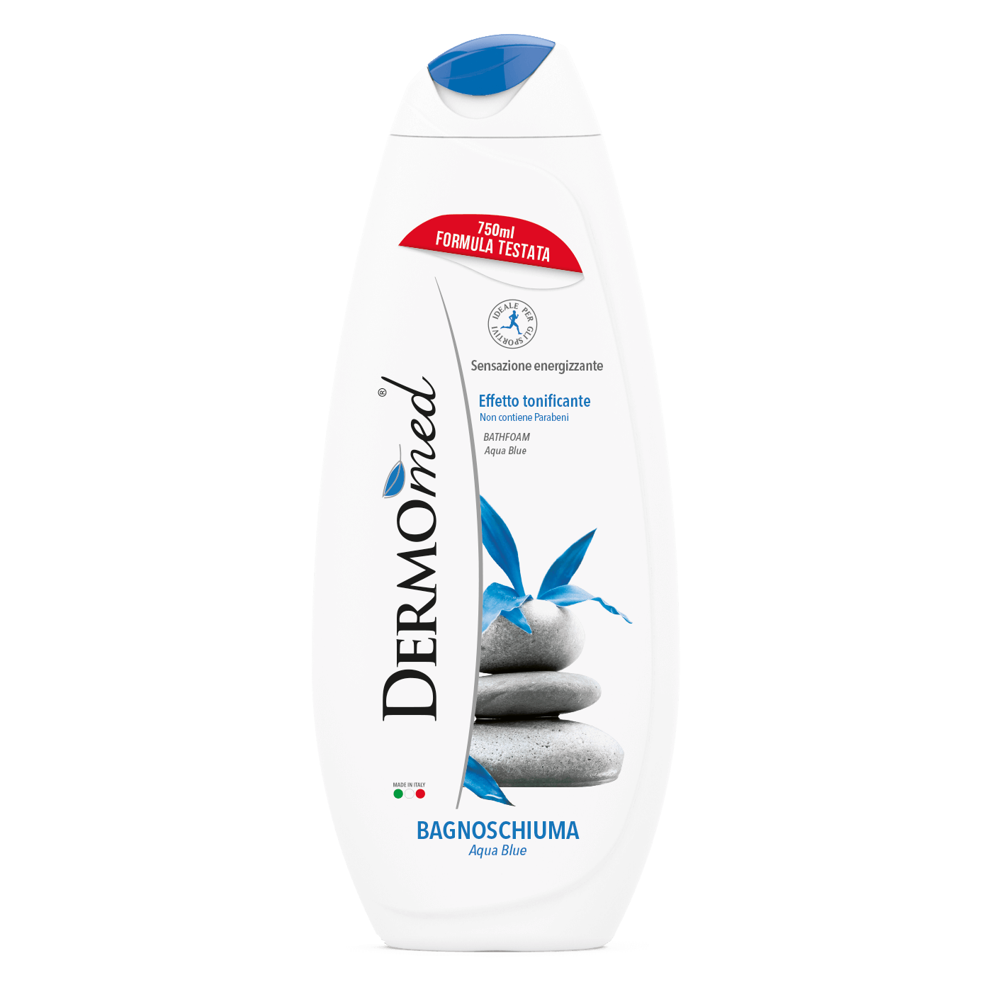 شامپو بدن درمومد با رایحه AQUA BLUE حجم 750 میلی