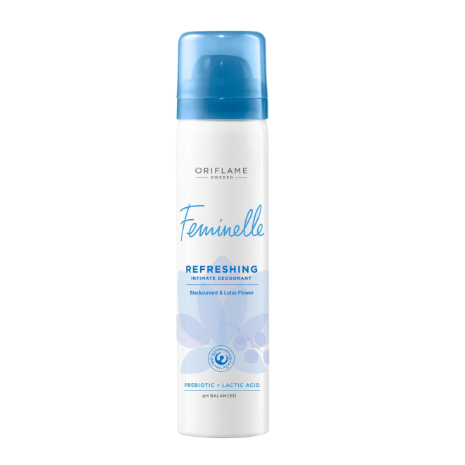 اسپری بهداشتی بانوان FEMINELLE اوریفلیم مدل Refreshing حجم 75 میلی