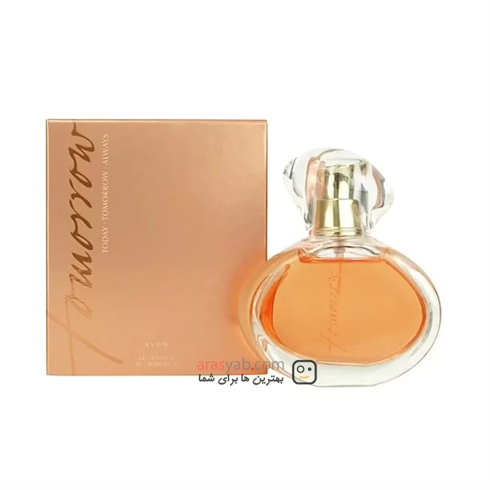 ادکلن زنانه آون Avon مدل Tomorrow با رایحه شرقی و چوبی حجم 50 میل