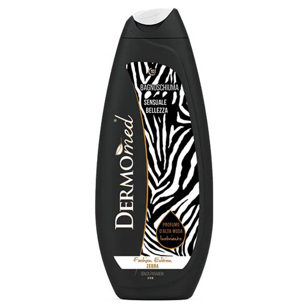 شامپو بدن زبرا Dermomed مدل Zebra Fashion Edition حجم 500 میلی