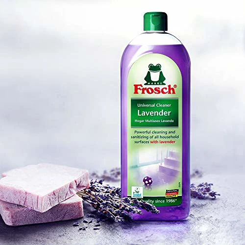 محلول پاک کننده سطوح فرش Frosch با رایحه اسطوخودوس حجم 750 میلی