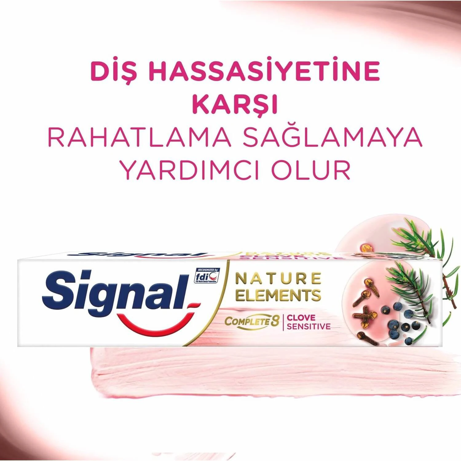خمیر دندان 8 کاره سیگنال مدل Clove Sensitive حجم 75 میلی