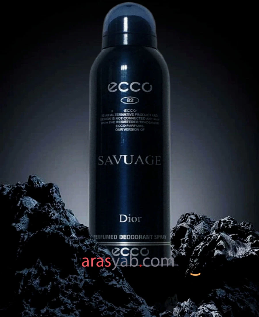 اسپری ساواج دیور اکو ecco با رایحه سلطنتی و مردانه تلخ حجم 200 میل