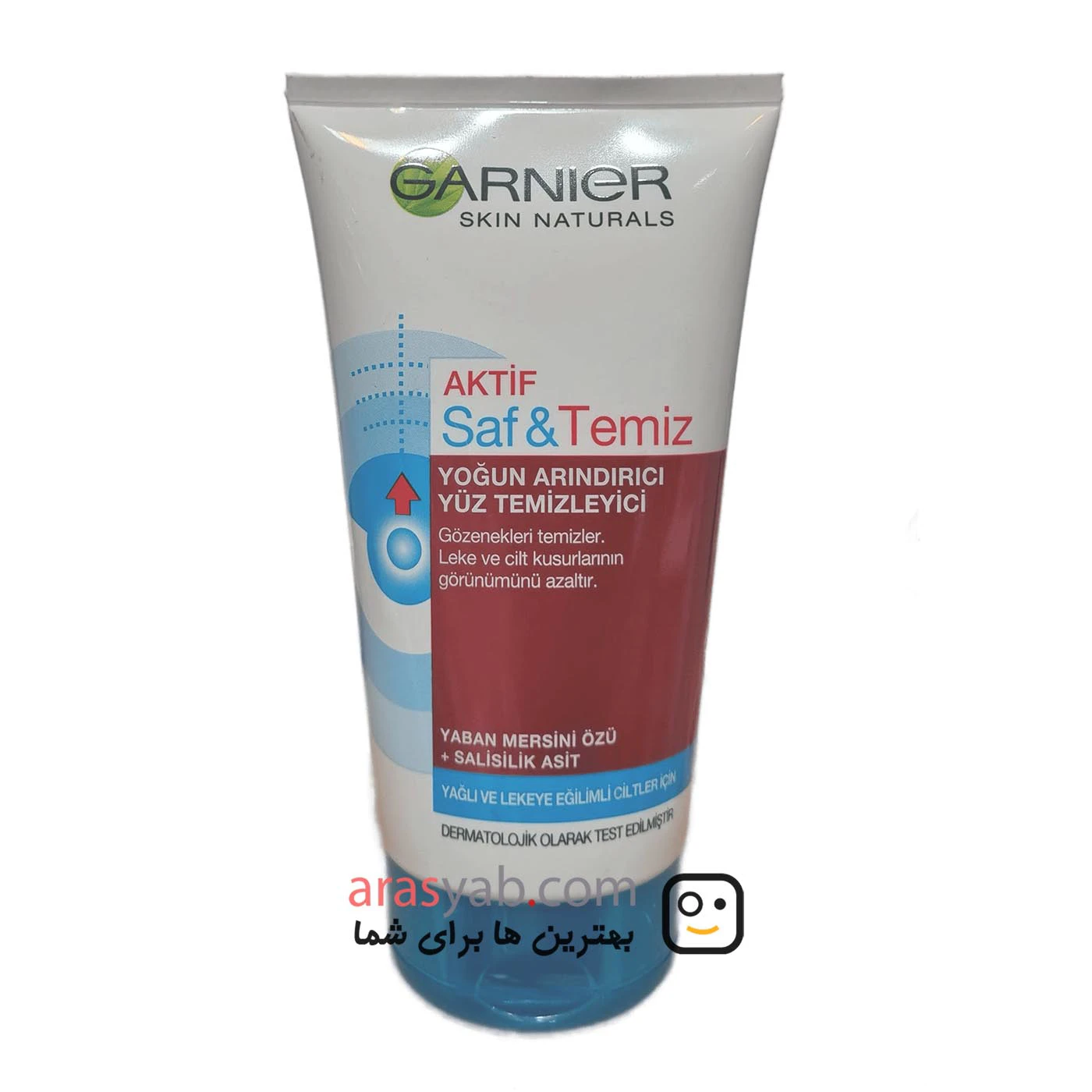 ژل شستشوی ضدجوش گارنیر garnier saf &amp; temiz حجم 150 میل
