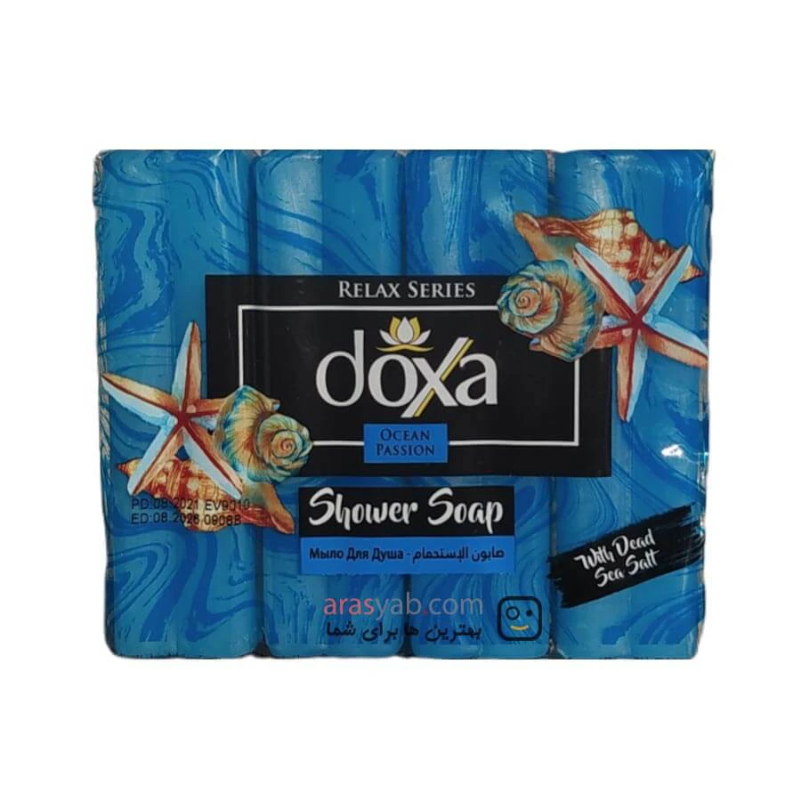 صابون استحمام دوکسا Doxa با رایحه اقیانوس بسته 4 عددی