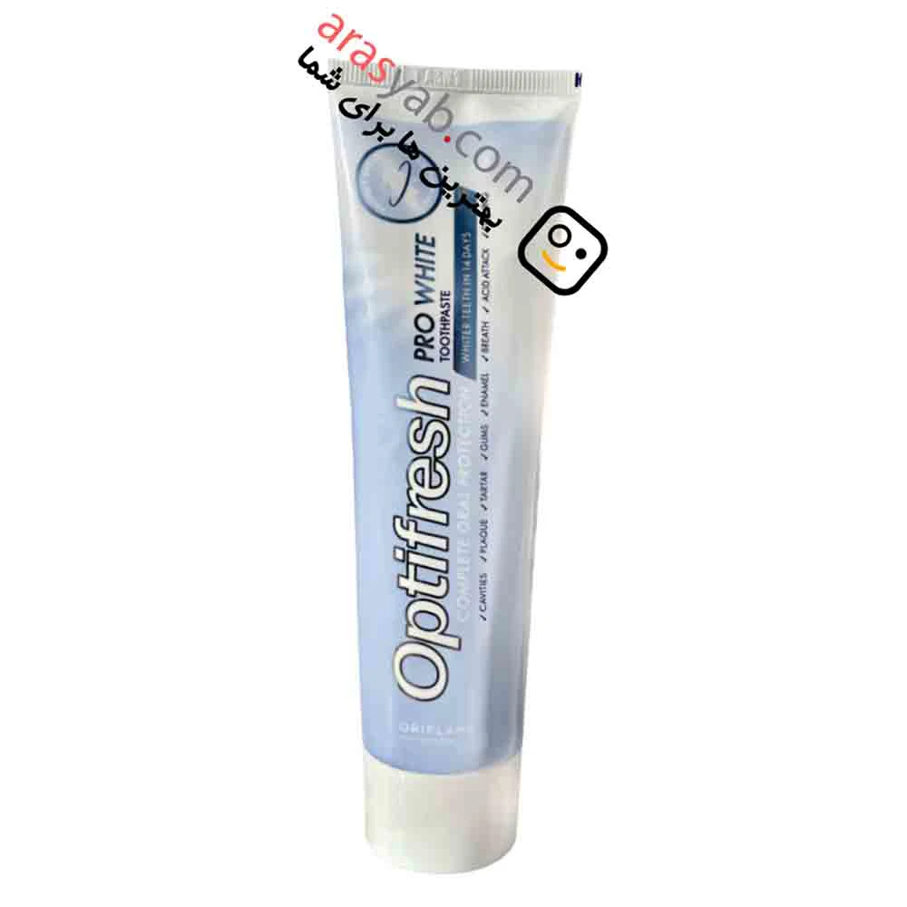خمیردندان سفید کننده اوریفلیم Oriflame اپتی فرش محافظت کامل از دهان حجم 100میل