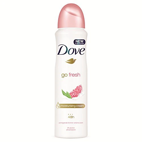 اسپری ضد تعریق زنانه داو مدل Go Fresh با رایحه انار و لیمو حجم 150 میلی