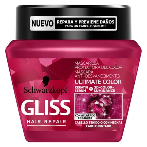 ماسک مو گلیس برای موهای رنگ شده مدل ULTIMATE COLOR حجم 300 میلی