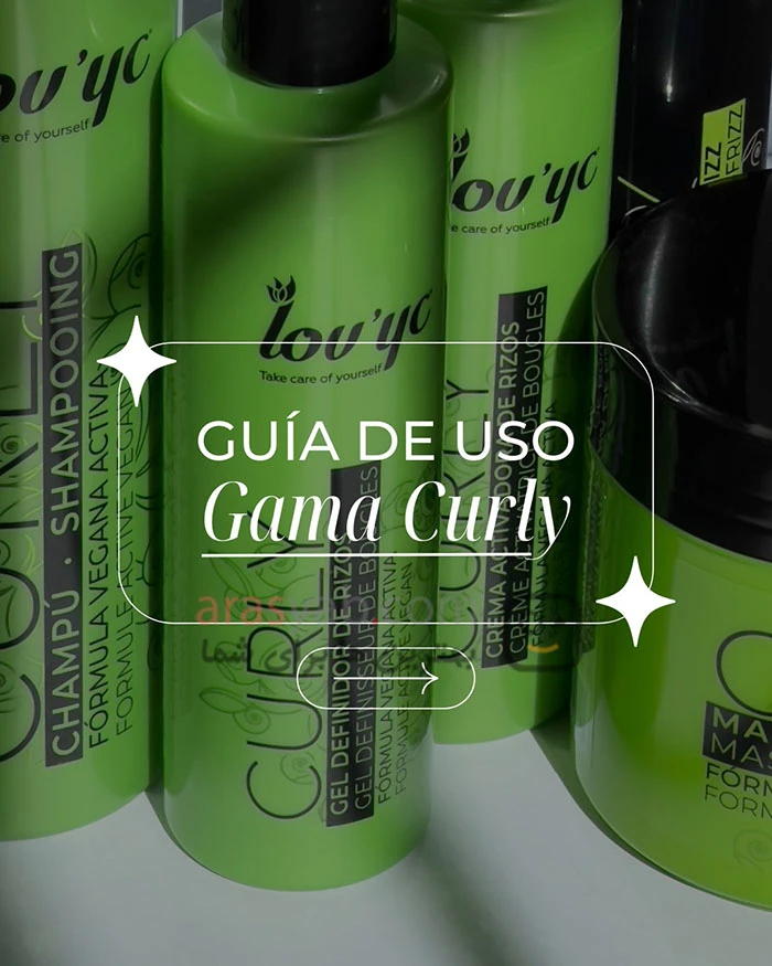 شامپو موی فر لاویک Lovyc مدل CURLY حاوی روغن زیتون و آووکادو حجم 500 میل