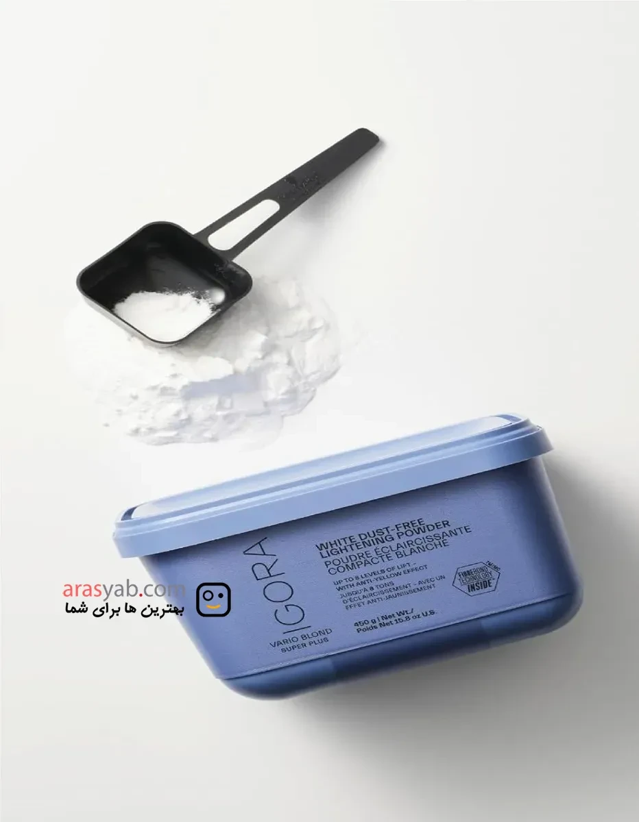 پودر دکلره ایگورا سفید اصل آلمانی تا سطح بیلچینگ 8 درجه حجم 450 میل