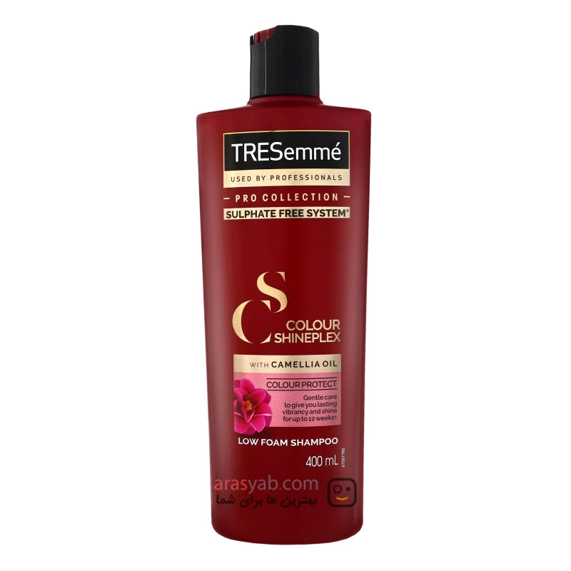 شامپو بدون سولفات ترزمه TRESemme مدل Colour Shineplex حجم 400 میل
