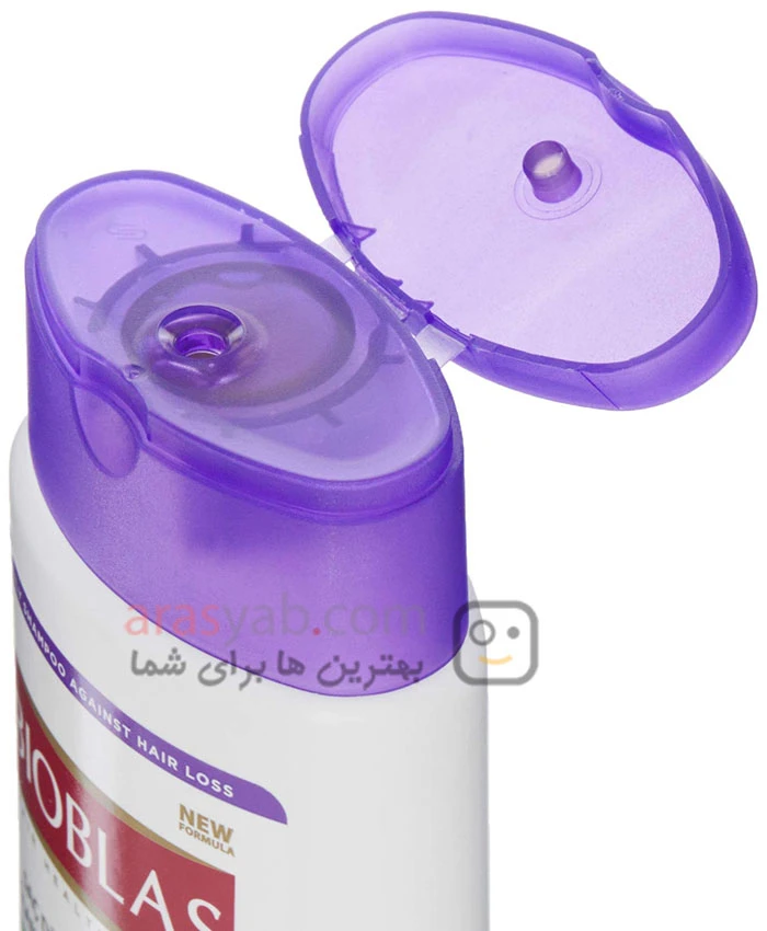 شامپو موی چرب بیوبلاس bioblas با خاصیت ضد ریزش حاوی ویتامین B3 حجم 360 میل