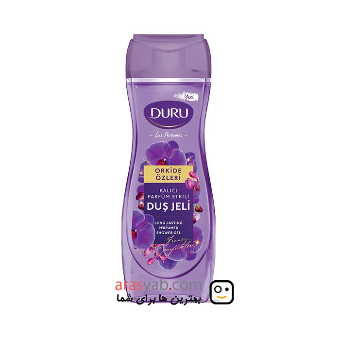 شامپو بدن معطر گل ارکیده دورو Duru با رایحه لوکس و ماندگار حجم 450 میل