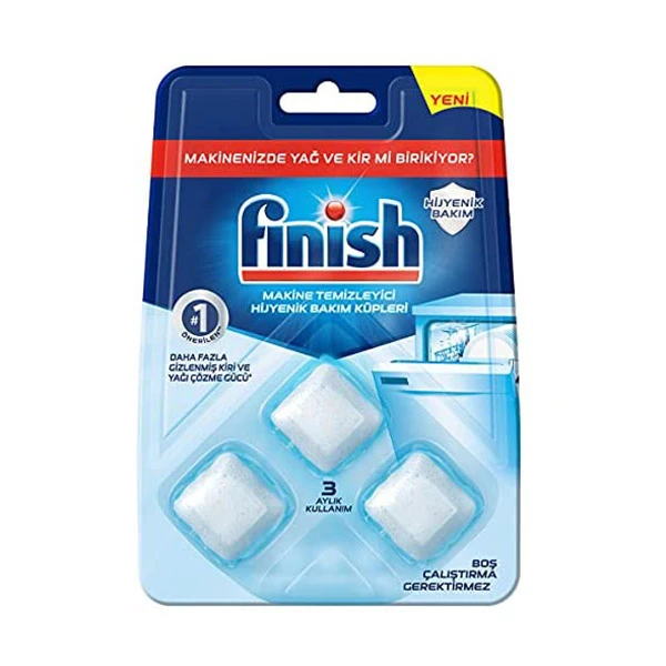 قرص جرم‌گیر ماشین ظرفشویی فینیش FINISH بسته 3 عددی