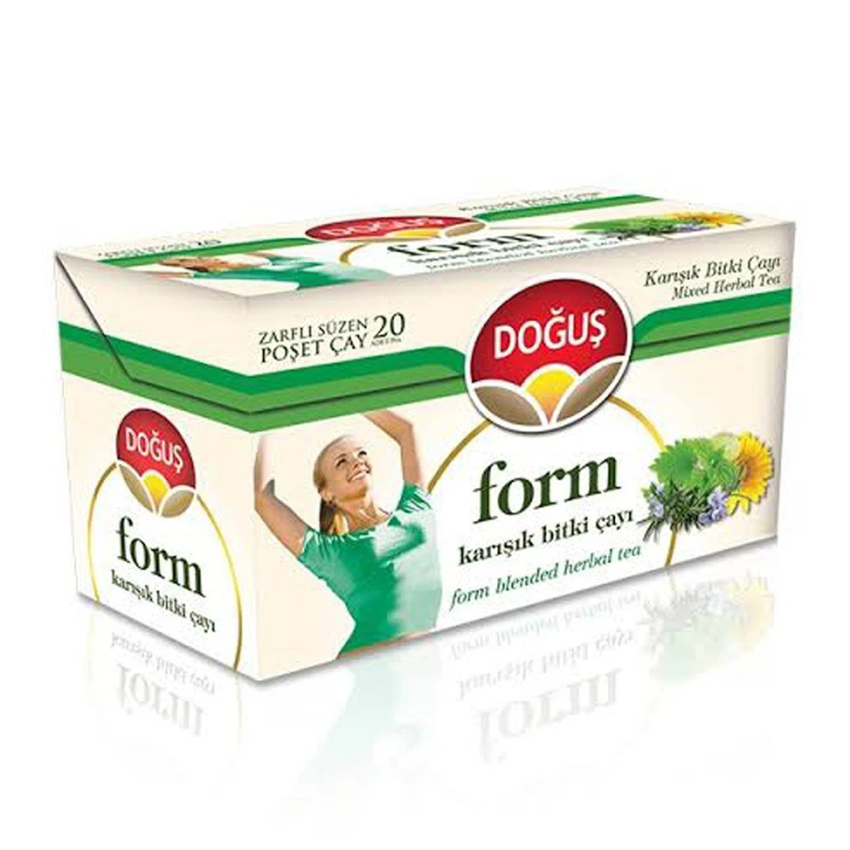 چای دوغوش dogus فرم لاغری مخلوط چند گیاه بسته 20 عددی