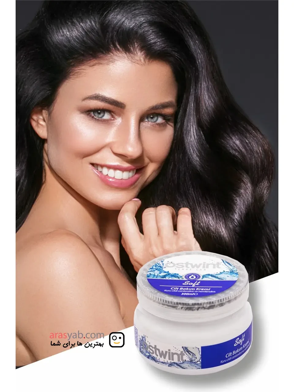 کرم دست و بدن استوینت Ostwint سافت saft مناسب پوست خشک حجم 300 میل