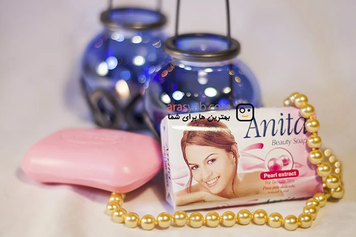 صابون بدن آنیتا Anita حاوی عصاره مروارید برای پوست حساس وزن 125 گرم