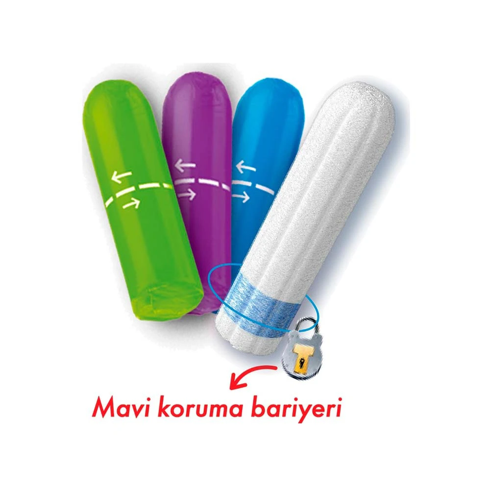 تامپون کوتکس kotex اکتیو سایز نرمال Normal بسته 16 عددی