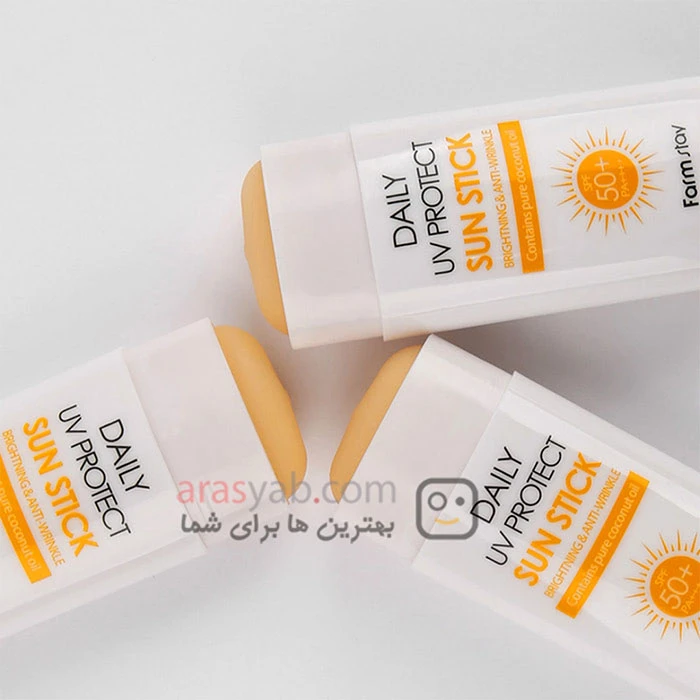 ضد آفتاب استیکی فارم استی Farm Stay حاوی روغن نارگیل ساخت کره جنوبی وزن 16 گرم