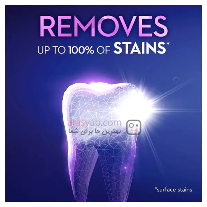 خمیر دندان لوکس اورال بی 3D WHITE سفید کننده قوی دندان حجم 75 میل