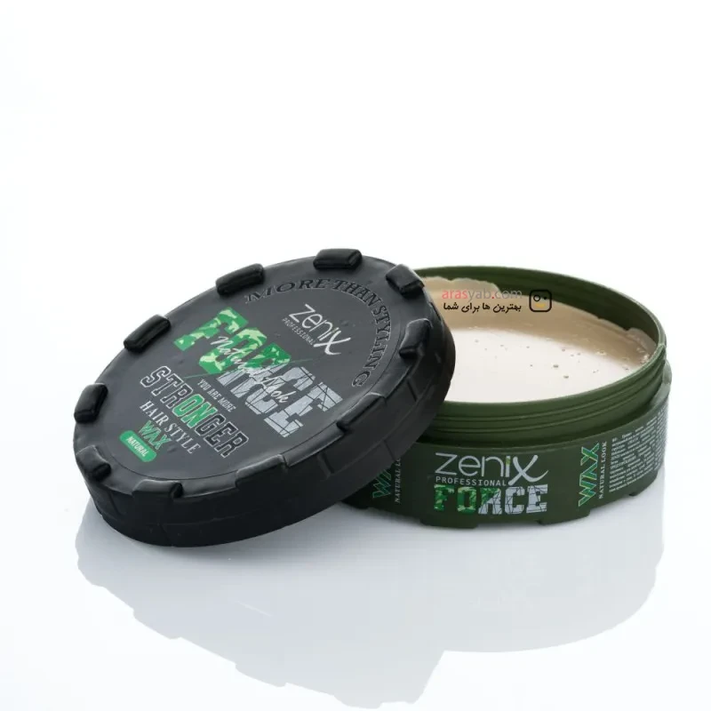واکس موی حالت دهنده نچرال Natural زنیکس Zenix سری Force حجم 150 میل