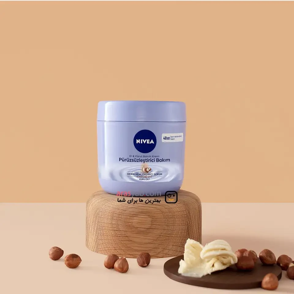 کرم مرطوب قدرتمند دست و بدن نیوا NIVEA برای پوست خشک مدل Smooth Sensation حجم 400 میل