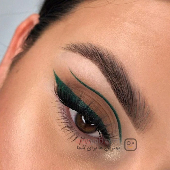 خط چشم سبز گابرینی مدل waterproof با ماندگاری 12 ساعته وزن 2 گرم