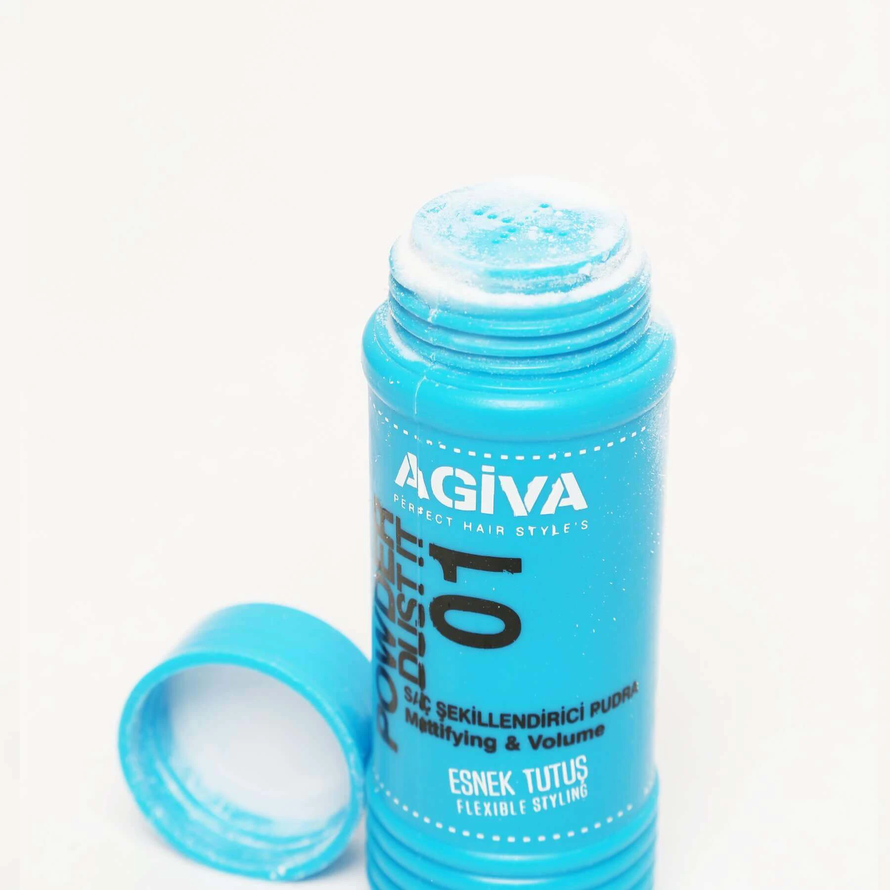 پودر حالت دهنده آگیوا Agiva شماره 01 آبی وزن 20 گرم
