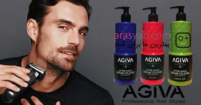 افتر شیو آگیوا AGIVA کرمی مردانه سری Exclusive حجم 400 گرم