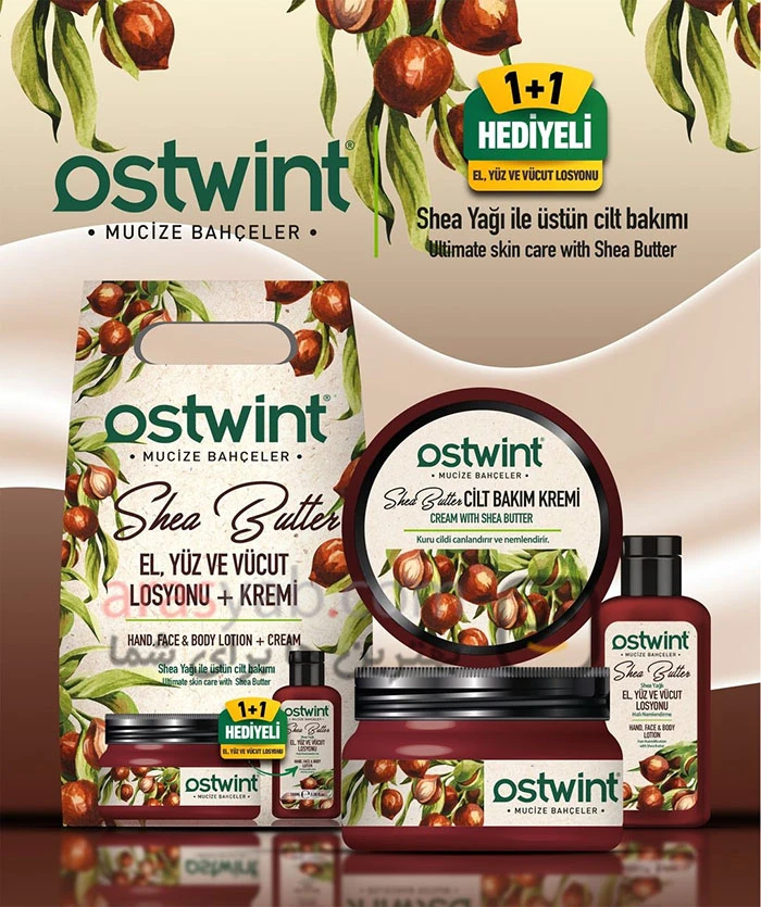 کرم دست شی باتر استوینت Ostwint نرم کننده قوی پوست حجم 300 میل