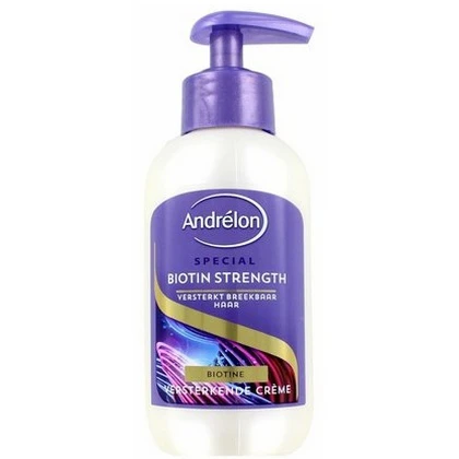 کرم موی Andrelon تقویت کننده موهای شکننده مدل Biotin Strength حجم 200 میلی