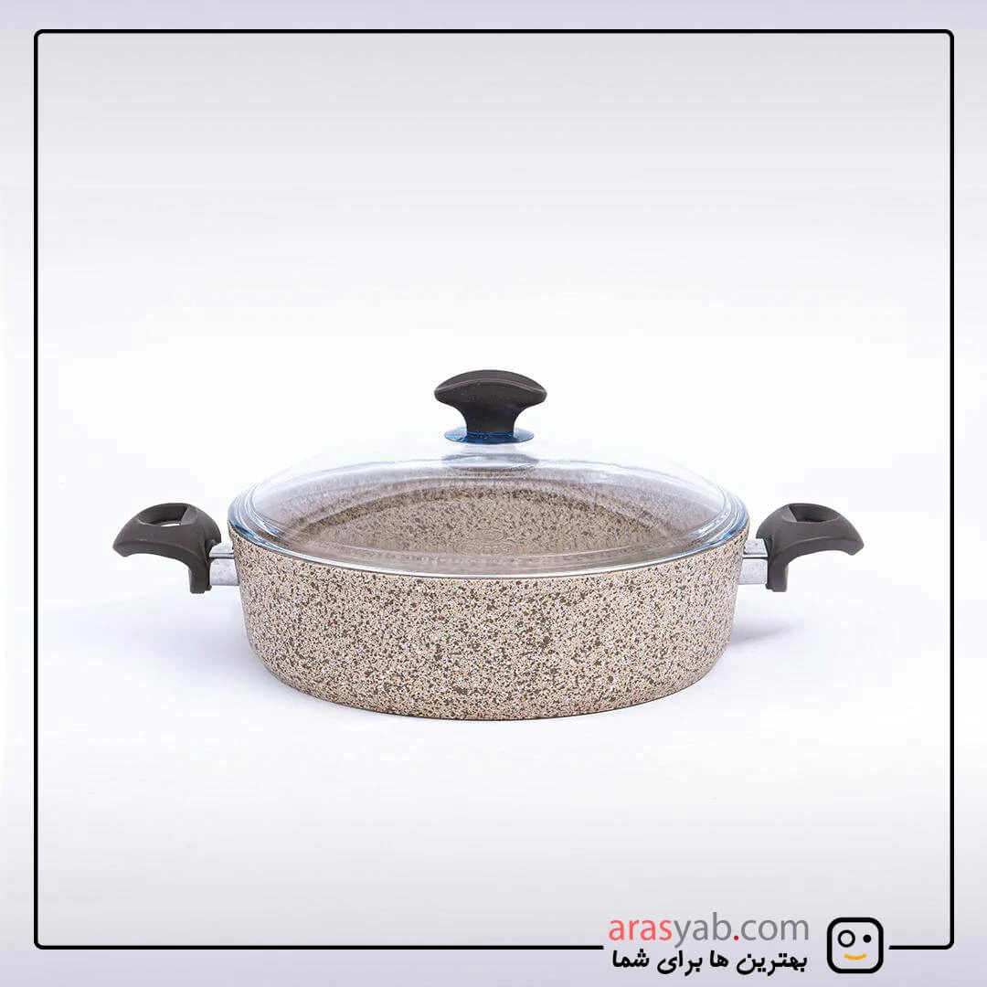 تابه دو دسته فالز Falez گرانیتی مدل CRE 3008 سایز 26 سانتی
