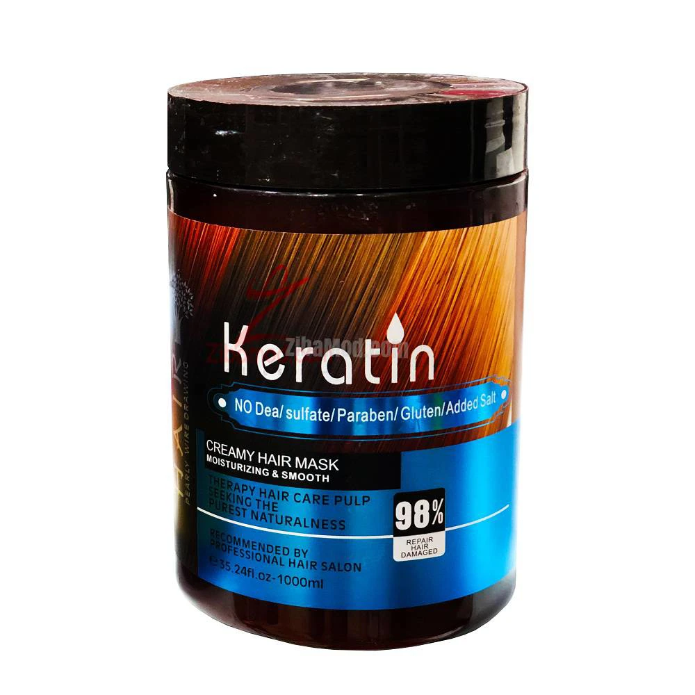 ماسک موی کراتینه بدون سولفات و پارابن HAIR حجم 1000 میلی