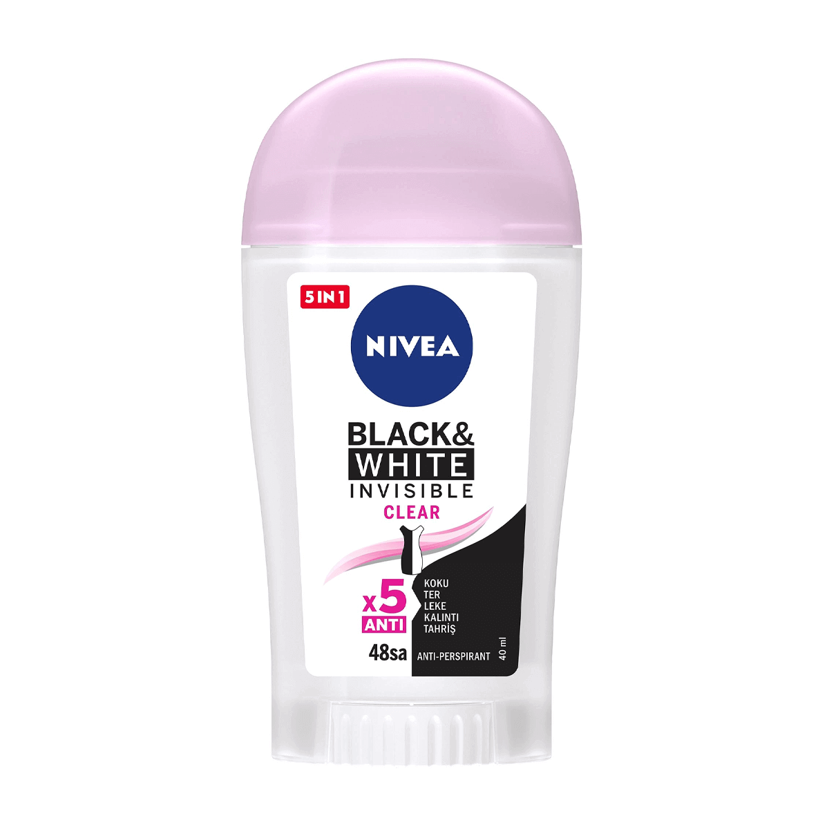 مام صابونی Black &amp; White زنانه nivea مدل Orginal حجم 40 میلی